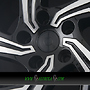  AC-521 8x19 5x112 ET44.00 black polished