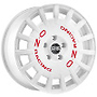 OZ RALLY RACING WHITE RED LE 5X114.3 ET45 HBLRING 8x17  8x17 5x114,3 ET45.00 white + red let.