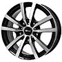  6.5x16 114.30/5/47 RC25T SCHWARZ GLANZ VOLLPOLIERT RCDESIGN 6,5x16 5x114,3 ET0.00 