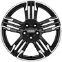 RONAL R58 JETBLA WHI RIM 5X108 ET40 HB76 8x20 5x108 ET40.00 jetblack-white rim