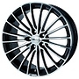 BROCK B24 BL. FP 4X108 ET22 HB65.1 7x16 4x108 ET22.00 schwarz front-poliert