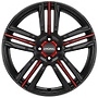 RONAL R57 JET BLA RED SPOKE 5X112 ET51 HB76 7,5x19 5x112 ET51.00 jetblack-red spoke