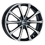 MAK MAK DAVINCI 7X17 5X112 ET45 57.1 (BLACK MIRROR) 7x17 5x112 ET45.00 gloss black / polished