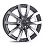 BORBET Alufelge 6.5 J x 16 130/5/66/89,1  CW5 mistral anthracite glossy polished Borbet 6,5x16 5x130 ET66.00 