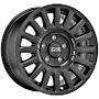 OZ RALLY RAID 8,5X18 5/120 ET38 NB79 MBSL MATT BLACK & SILVER LETTERING OZ RACING 8,5x18 5x120 ET79.00 