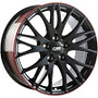 CMS C8 8x18 5x114,3 ET45.00 black red gloss