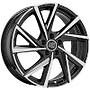 MSW Alufelge 6.5 J x 16 100/5/47/57,06  80/5 GLOSS BLACK F. POL. MSW 6,5x16 5x100 ET6.00 