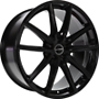 GMP CERCHI IN LEGA TITAN 9.5x21 5x130 ET 60 GLOSSY BLACK GMP 9,5x21 5x130 ET60.00 