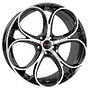 AVUS 9.0Jx19 H2 ET34 5x110x65.1 AC-520 black polished RL:690kg AVUS RACING 9x19 5x110 ET34.00 