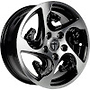 TOMASON 6.0X15/5X112  /30/TR-Horse/66.5/Blackpolished KVG-TRAILERRAD x15 5x112 ET 