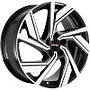 AVUS CERCHI IN LEGA AC-521 9x20 5x112 ET 20 BLACK POLISHED AVUS 9x20 5x112 ET20.00 
