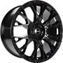 GMP Fender 9x22 ET28 5x112 ML66.6 Glossy Black fix x22 5x112 ET 