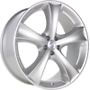  TETTSUT silver 9.0Jx19 ET45 5x120x65.1 (wintertauglich) x19 5x120 ET0.00 
