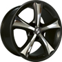  TETTSUT-X black shiny 9.0Jx19 ET45 5x120x65.1  x19 5x120 ET0.00 