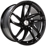  HERON-K black shiny 9.5Jx19 ET20 5x112x66.55 (wintertauglich) 9,5x19 5x112 ET 