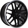  COMBAT black matt lip polished 10.0Jx22 ET25 5x112x66.6 x22 5x112 ET25.00 