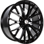  PIUMA-C black shiny 9.5Jx22 ET27 5x112x66.5  9,5x22 5x112 ET 