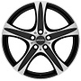 RONAL RONAL R55 SUV mattschwarz-frontkopiert 8.5Jx18 ET43 5x130x84.0 8,5x18 5x130 ET43.00 mattschwarz-frontkopiert