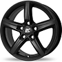 RC DESIGN RC 24 BLACK CLEAR MATT 4X100 ET46 HB54.1 6x15 4x100 ET46.00 schwarz-matt lackiert