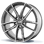 BROCK 8x18 114.3/5/49 B38 HIMALAYA-GREY FRONT-POLIERT BROCK x18 5x114,3 ET0.00 