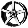 BROCK 9.0Jx20 EH2 ET35 5x112x66.7 B35 schwarzmatt vollpoliert BM1 BROCK 9x20 5x112 ET35.00 schwarz-matt front-poliert