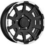SPARCO 5,5x16 5x139,7 ET0 ML108.00 DAKAR W29080002TC3 Sparco () 5,5x16 5x139,7 ET0.00 matt black lip polished